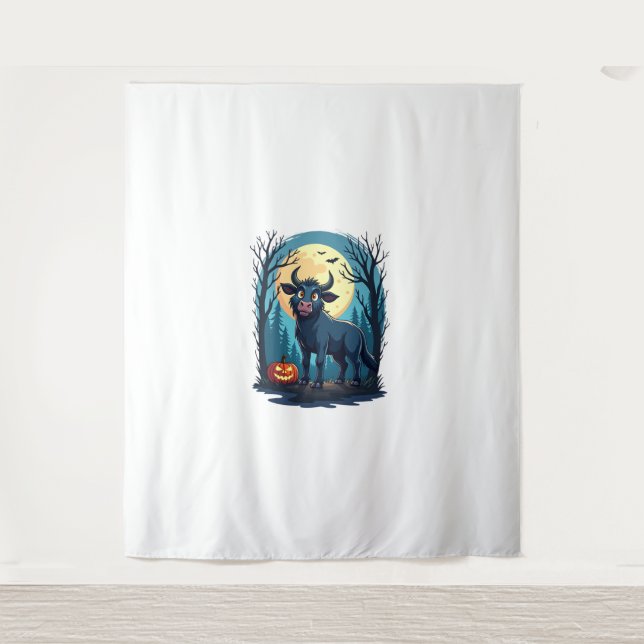 Cow Werewolf Transformation Tapestry (Front)
