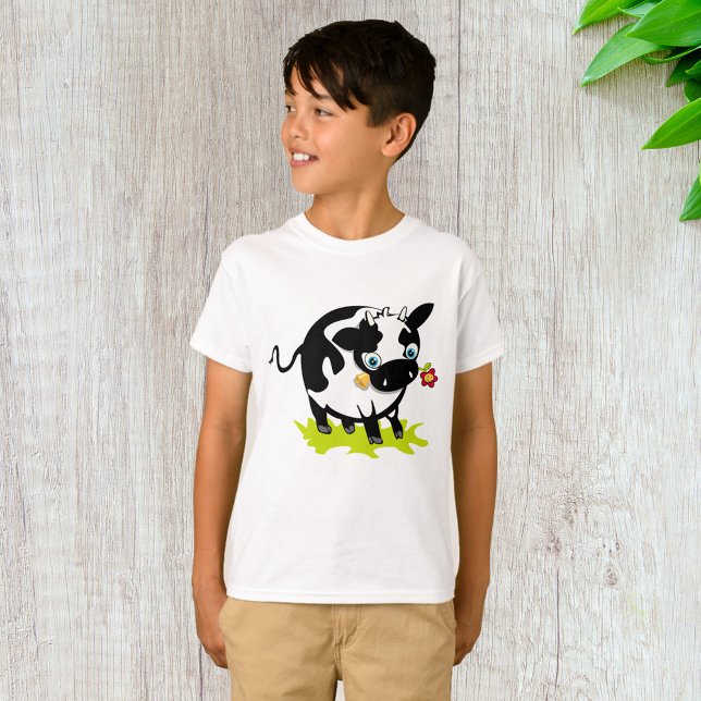 Cow With A Flower T-Shirt (Creator Uploaded)
