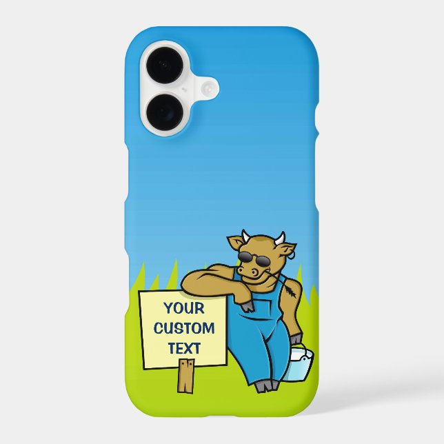Cow with Sign (Back)