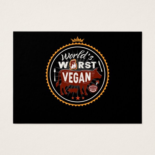 Cow Worlds Worst Vegan Meat BBQ (Front)