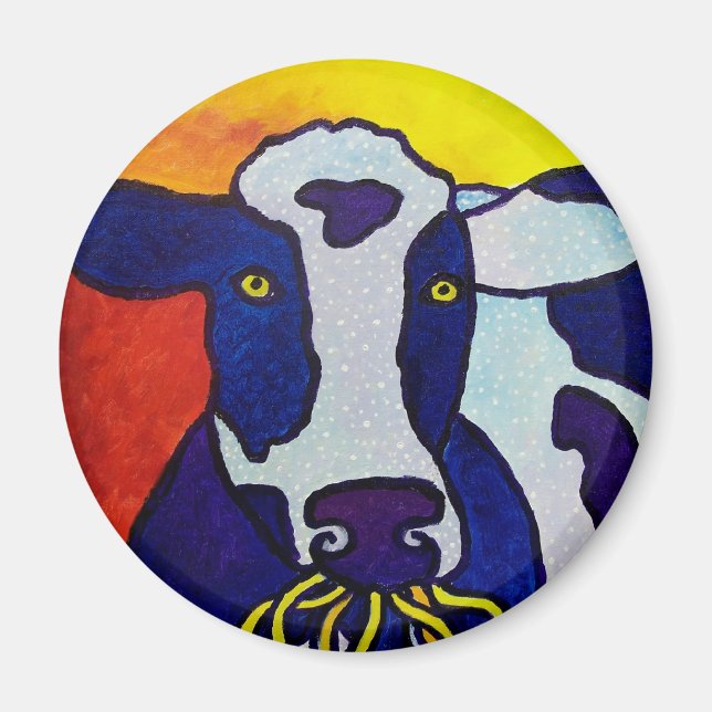 Cow Wow piliero Magnet (Front)