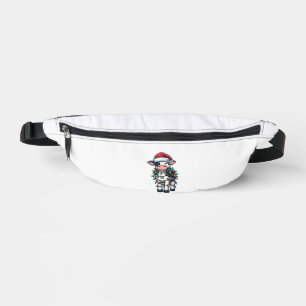 Cow Xmas Outfit Cute Santa Cow Bum Bags