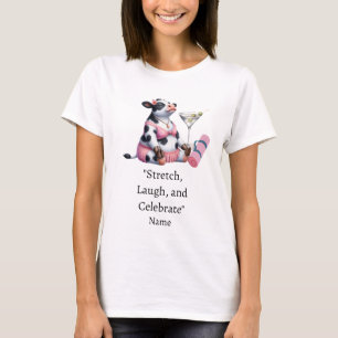 Cow Yoga Bachelorette Party T-Shirt