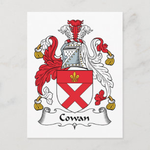Cowan Family Crest Postcard