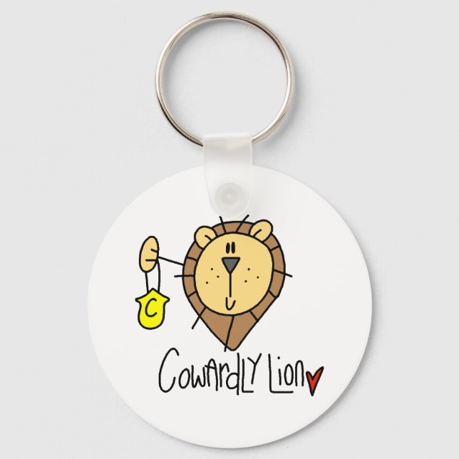 Cowardly Lion Key Ring (Front)