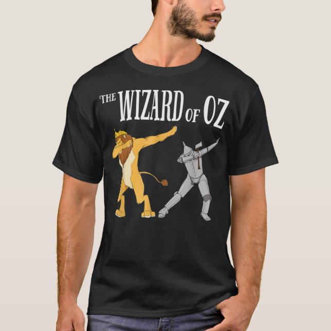 Cowardly Lion Tin Man Dab -The Wizard Of Oz Classi T-Shirt (Front)