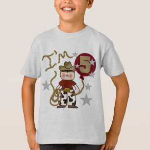 Cowboy 5th Birthday T-shirts and Gifts