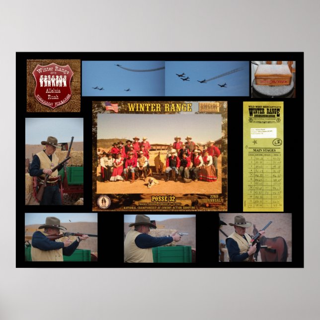Cowboy Action Shooting Competition Poster (Front)
