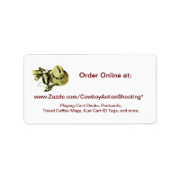 Cowboy Action Shooting Labels