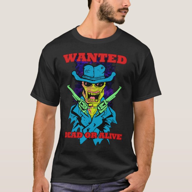 Cowboy Alien T-Shirt (Front)