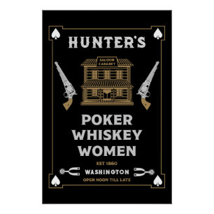 Cowboy American Frontier Saloon Poster