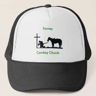 cowboy_and_cross, Forney, Cowboy Church Trucker Hat