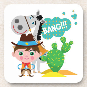 Cowboy and Horse Coaster