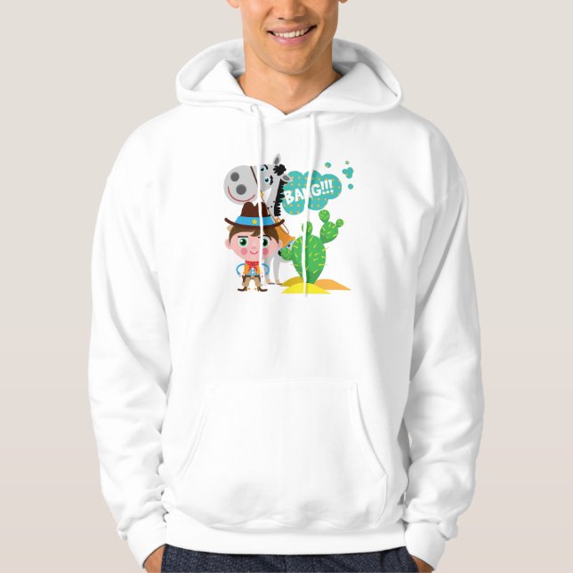 Cowboy and Horse Hoodie (Front)