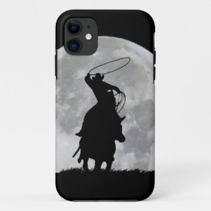 Cowboy and Horse Rodeo Roping iPhone 11 Case