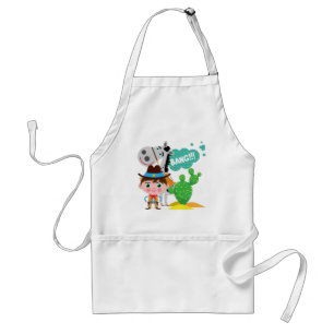 Cowboy and Horse Standard Apron