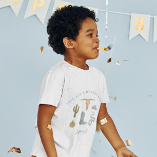 Cowboy Any Age Birthday Party  T-Shirt