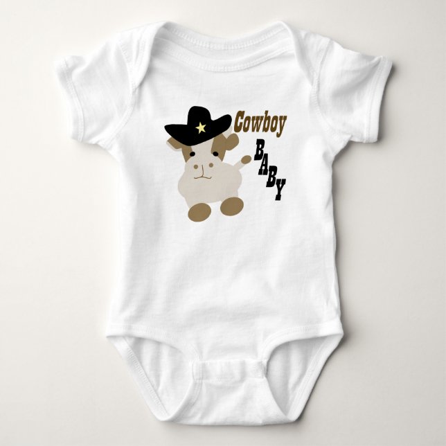 Cowboy Baby Bodysuit (Front)