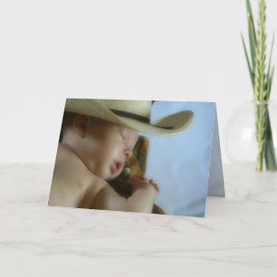 Cowboy Baby Card
