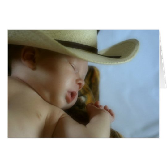 Cowboy Baby Card