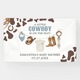 Cowboy Baby Shower Banner