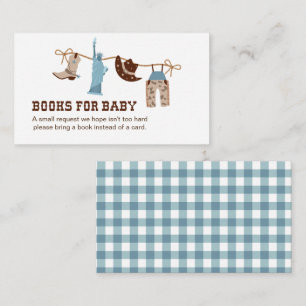 Cowboy Baby Shower Books for Baby Enclosure 