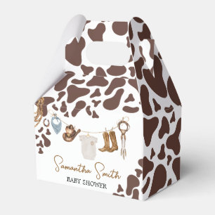 Cowboy Baby Shower Favour Box