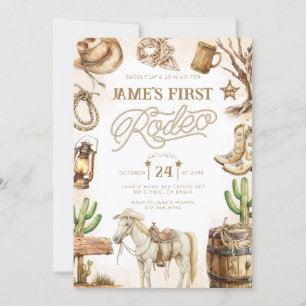 Cowboy Baby Shower Invitation