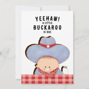 Cowboy Baby Shower Invitation