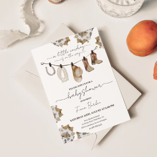 Cowboy Baby Shower Invitation. Invitation