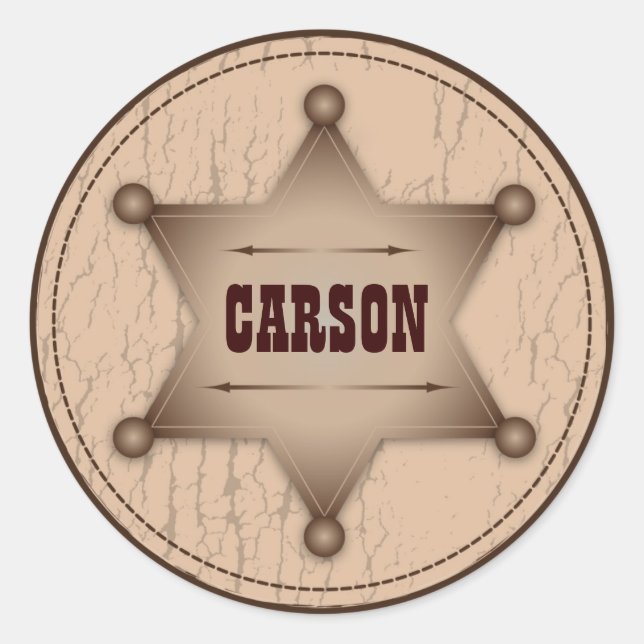 Cowboy Baby Sticker B2 (Front)