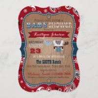 Cowboy Bandanna Jumper Baby Shower