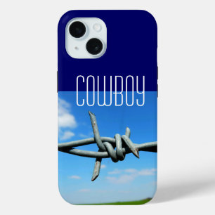 Cowboy Barbed-Wire Fence iPhone 15 Case