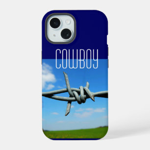 Cowboy Barbed-Wire Fence iPhone 15 Case