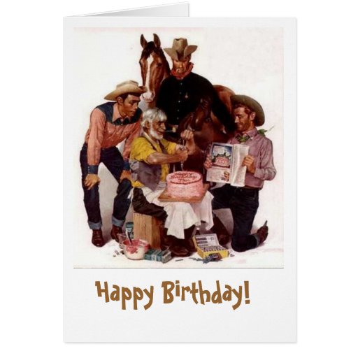 Happy Birthday Cowboy Style: Cowboy BIrthday Cards.