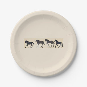 Cowboy Birthday Party - Horse Paper Plate