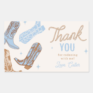 Cowboy Birthday Party Sticker