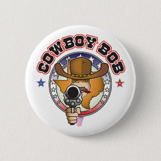 COWBOY BOB 6 CM ROUND BADGE
