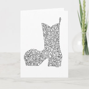 COWBOY BOOT CARD