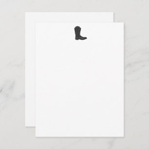 Cowboy Boot Card