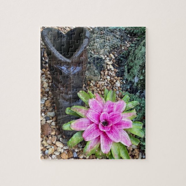 COWBOY BOOT & FLOWER PUZZLE (Vertical)