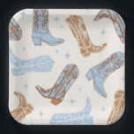 Cowboy Boot Party Plates<br><div class="desc">Western Party Plates
Ready to be personalised by you!</div>