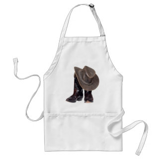 Cowboy Boots and Hat Standard Apron
