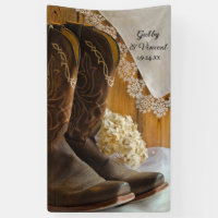 Cowboy Boots and Lace Country Barn Wedding