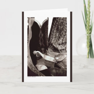 Cowboy Boots Card