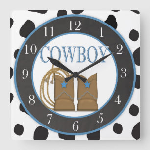 Cowboy Boots Clock