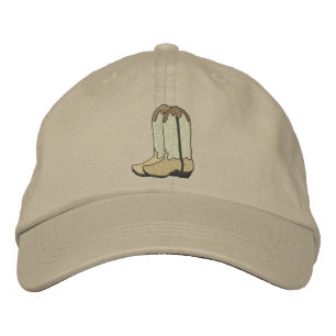 Cowboy Boots Embroidered Hat