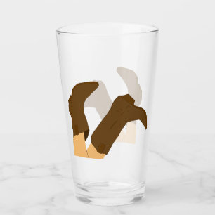Cowboy Boots Glass