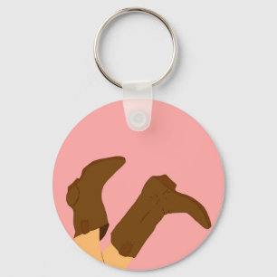 Cowboy Boots Key Ring