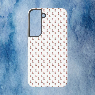 Cowboy Boots Pink Brown Purple Stars Pattern Samsung Galaxy Case